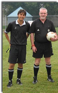 ECSR & WADSL Presidents pre-unite on the soccer field at the Walter Lomas Cup in 2006